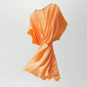 Zara satin mini dress